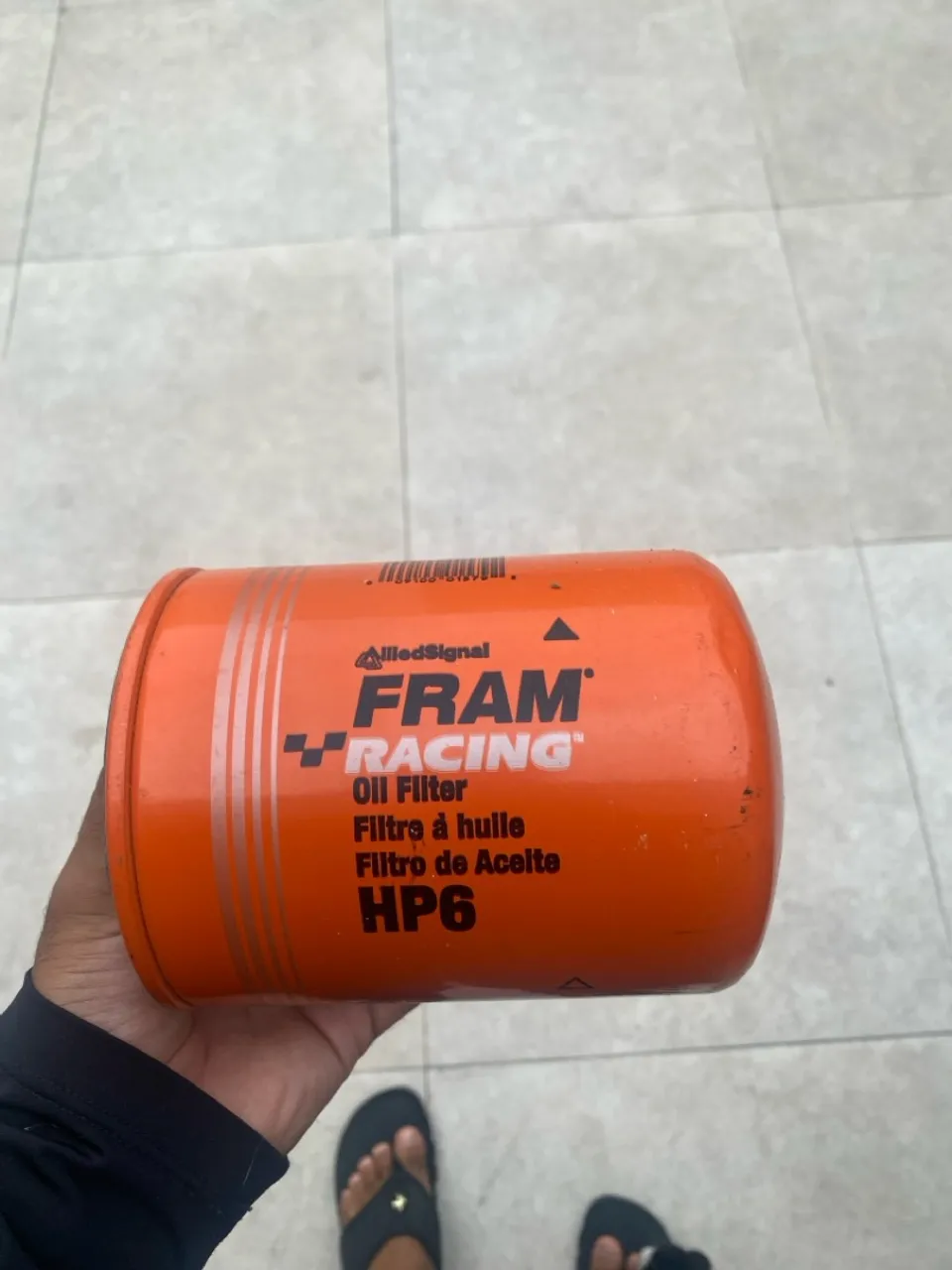 Filtro de óleo Fram Racing HP6 novo , nunca foi usado.