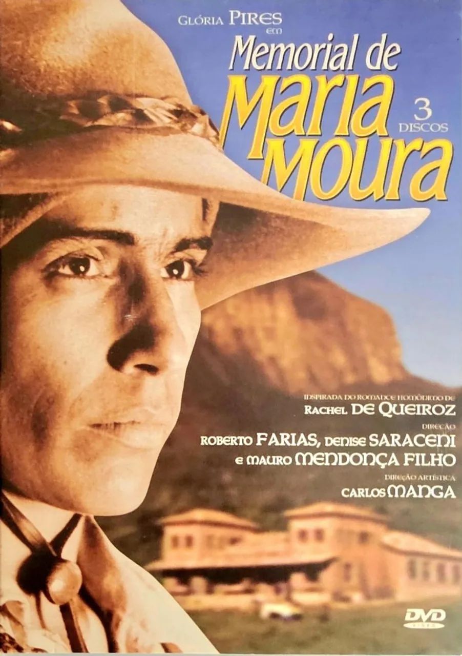 DVD Memorial de Maria Moura - Glória Pires Novo Pires
