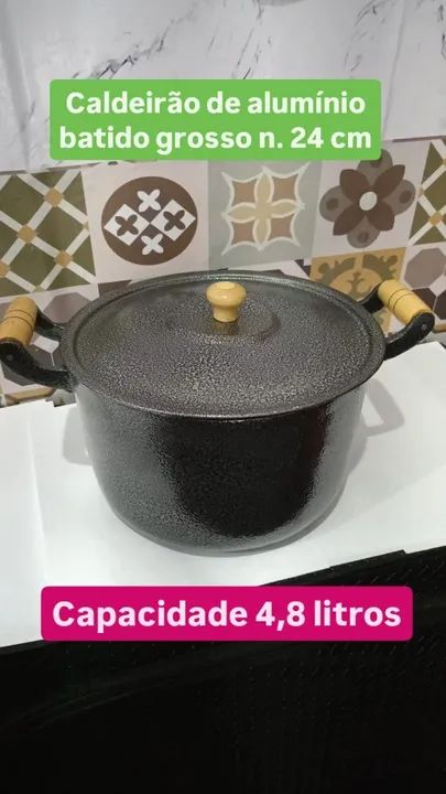 Caldeirão de Alumínio 4,8 Litros