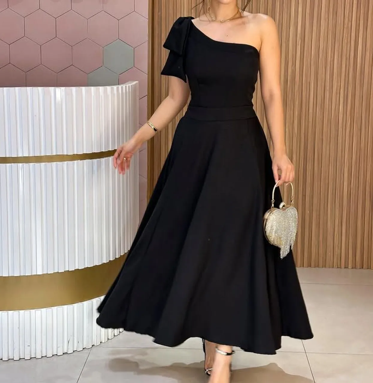 Vestido de Festa Preto M