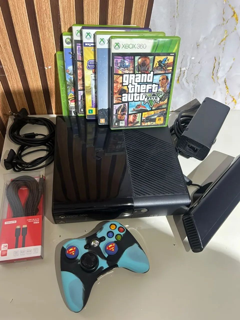 Xbox 360 com Kinect e Jogos - Foto 3