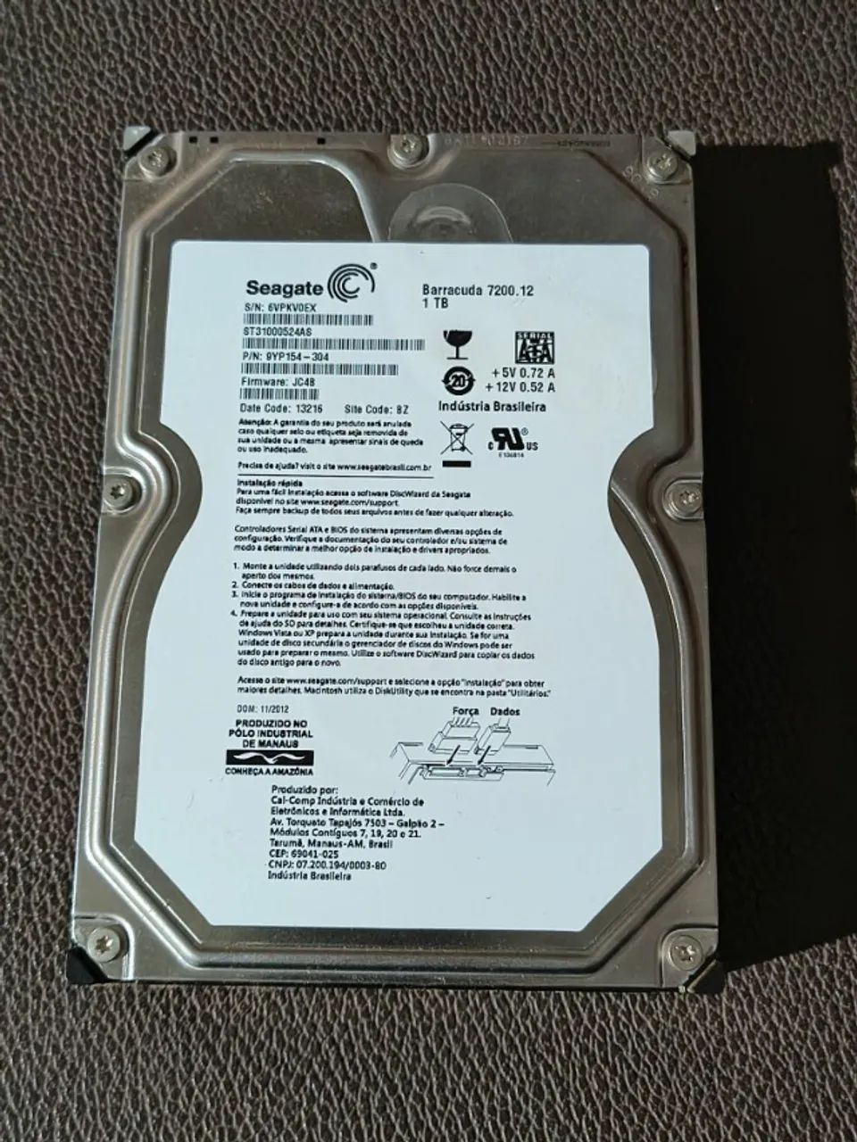 Disco Rígido Interno Seagate Barracuda 7200.12 1tb - Foto 2