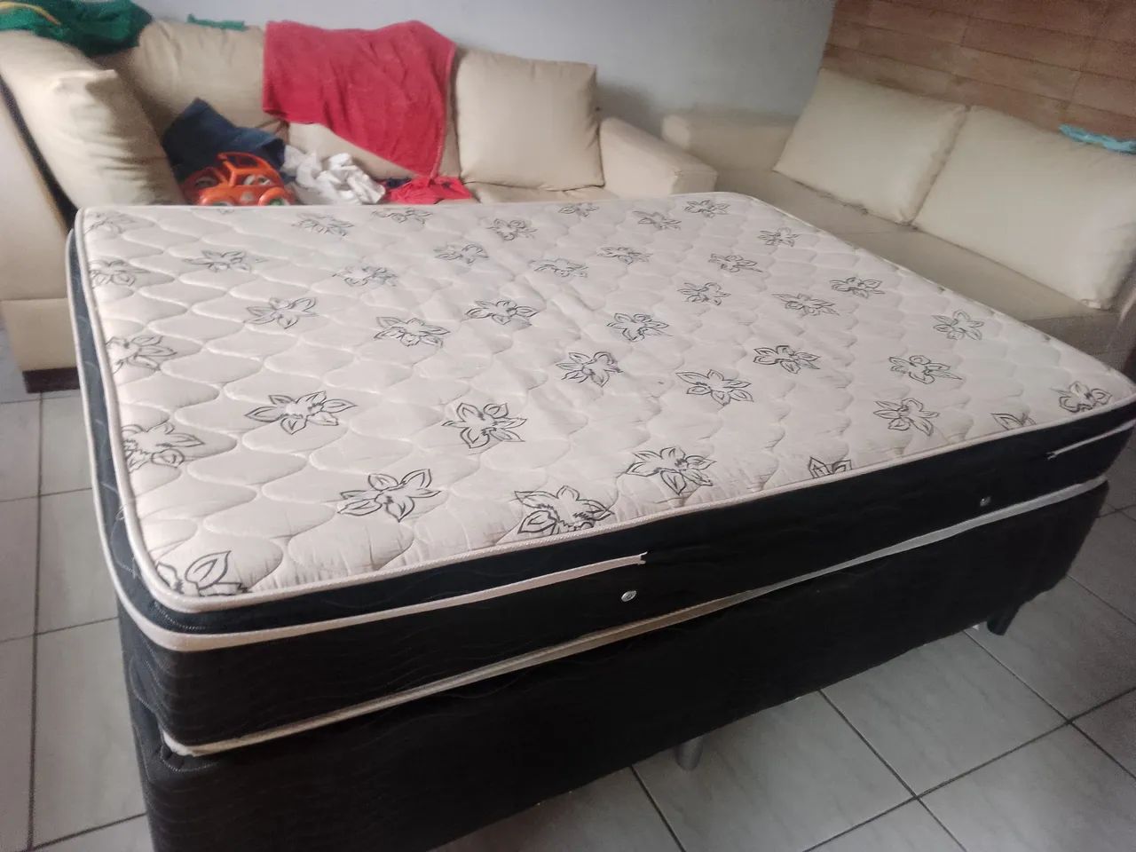 Base e colchão por 430 entrego  - Foto 4