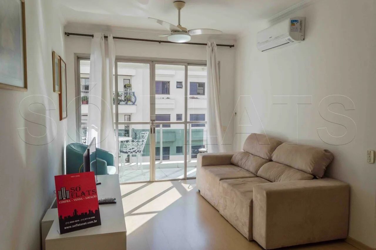 Flat Saint Charles no Itaim Bibi para locação com 45m² prox. a Av. Santo Amaro. - Foto 2
