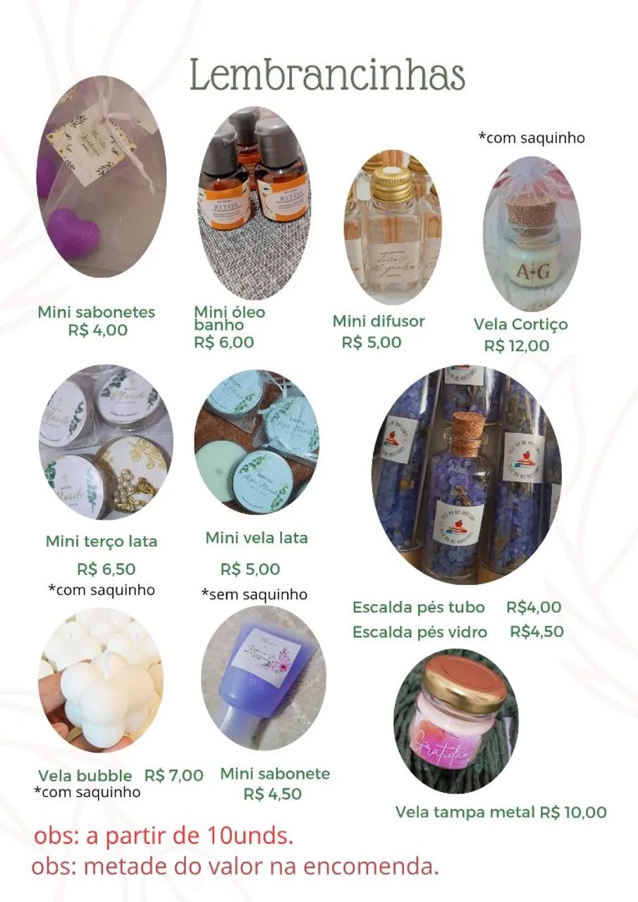 Lembrancinhas personalizadas