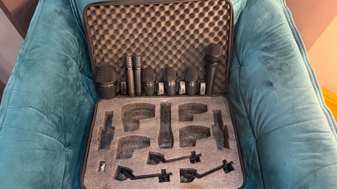 Kit De Microfones Shure Pga Drum Kit 7 Para Bateria - Foto 5
