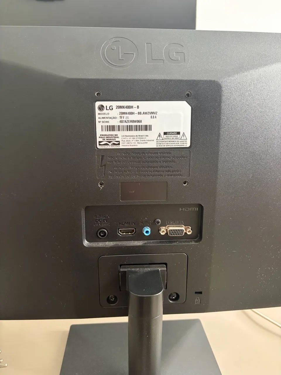 Monitor LG 19,5 polegadas - Foto 3