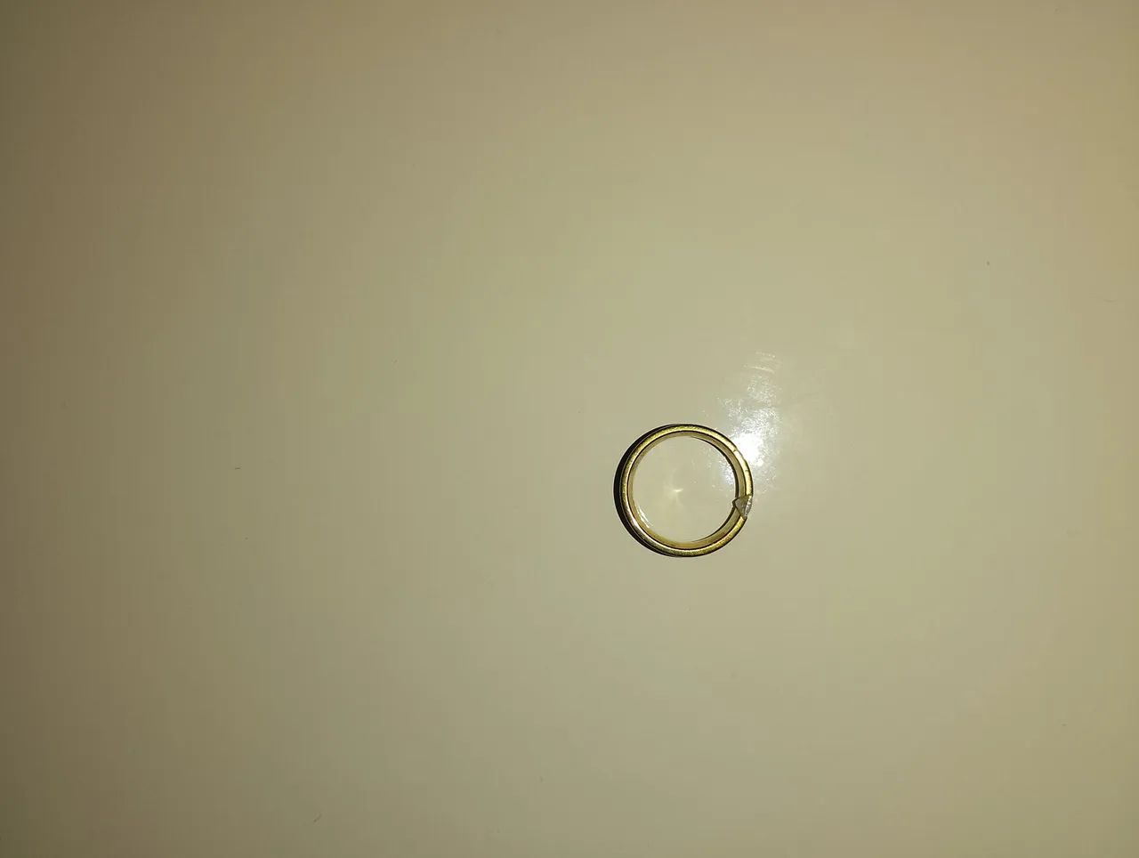 Aliança de prata banhada a ouro  - Foto 3