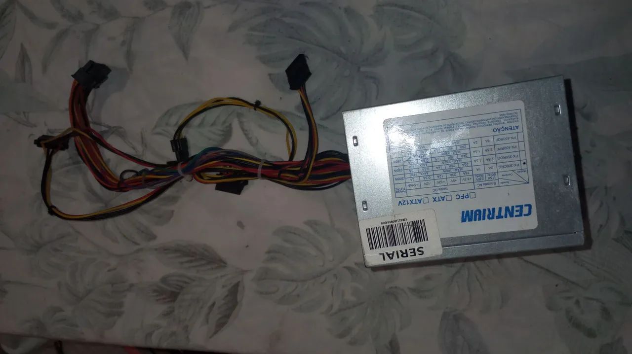 Lote 2 Fontes Para PC ATX Soly Tech 250W + Centrium Funcionando - Foto 5
