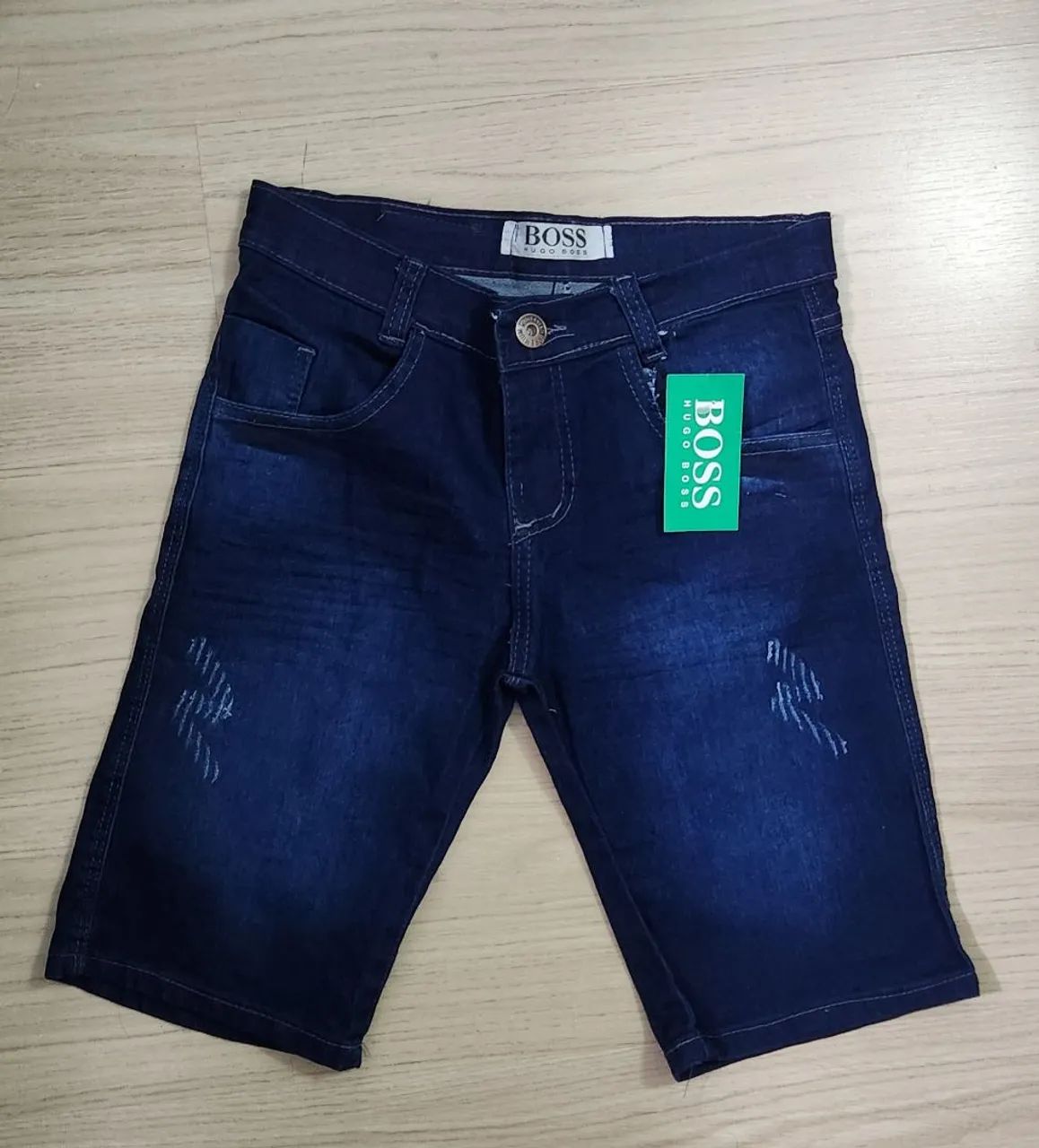 Bermuda jeans infantil 