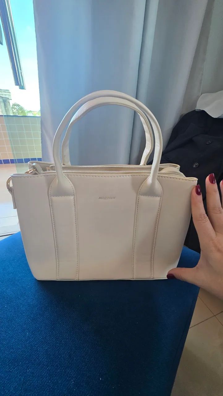 Bolsa C&A - branca - Foto 5