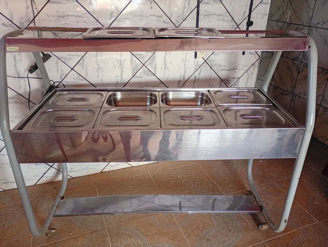 Buffet self service quente e frio