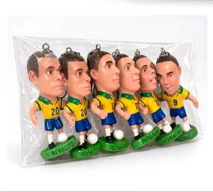 Mini Craques Chaveiro Com 6 Bonecos Lacrado - Foto 3