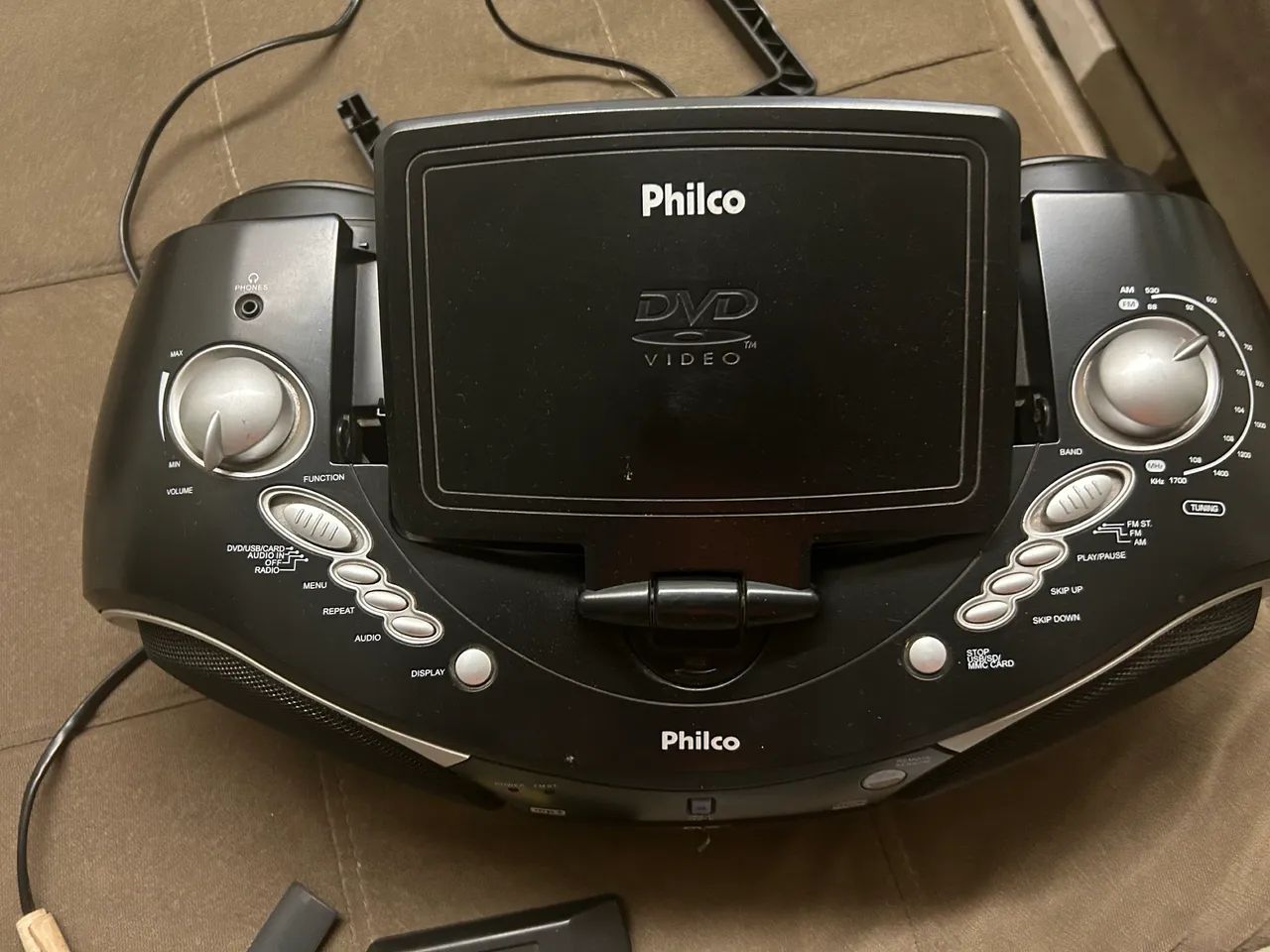 Som Philco pb150 CD , microfone ,  USB e as card , portátil  - Foto 2