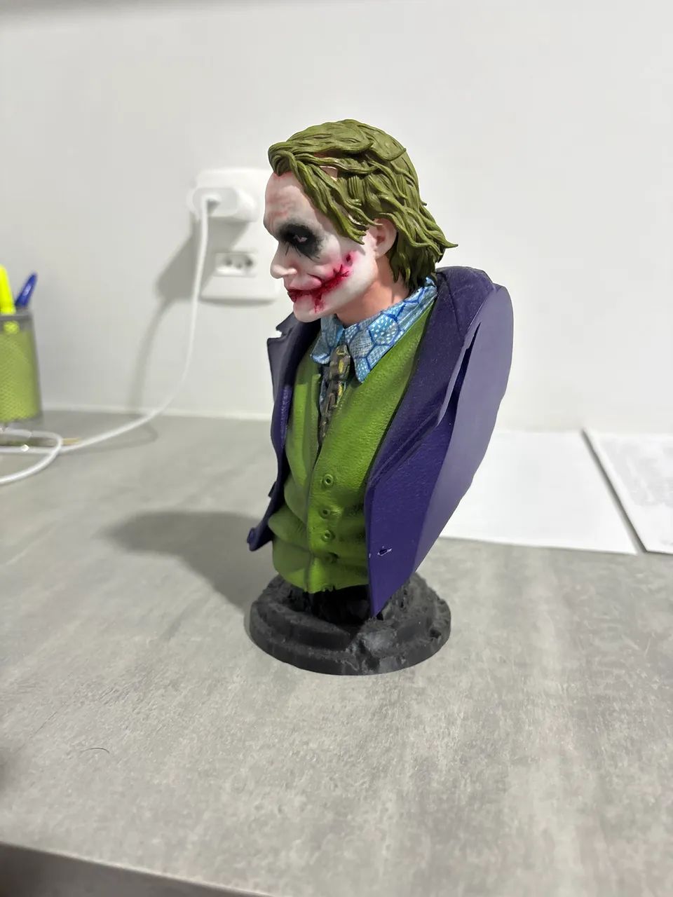 Busto Coringa Heath Ledger - Foto 3