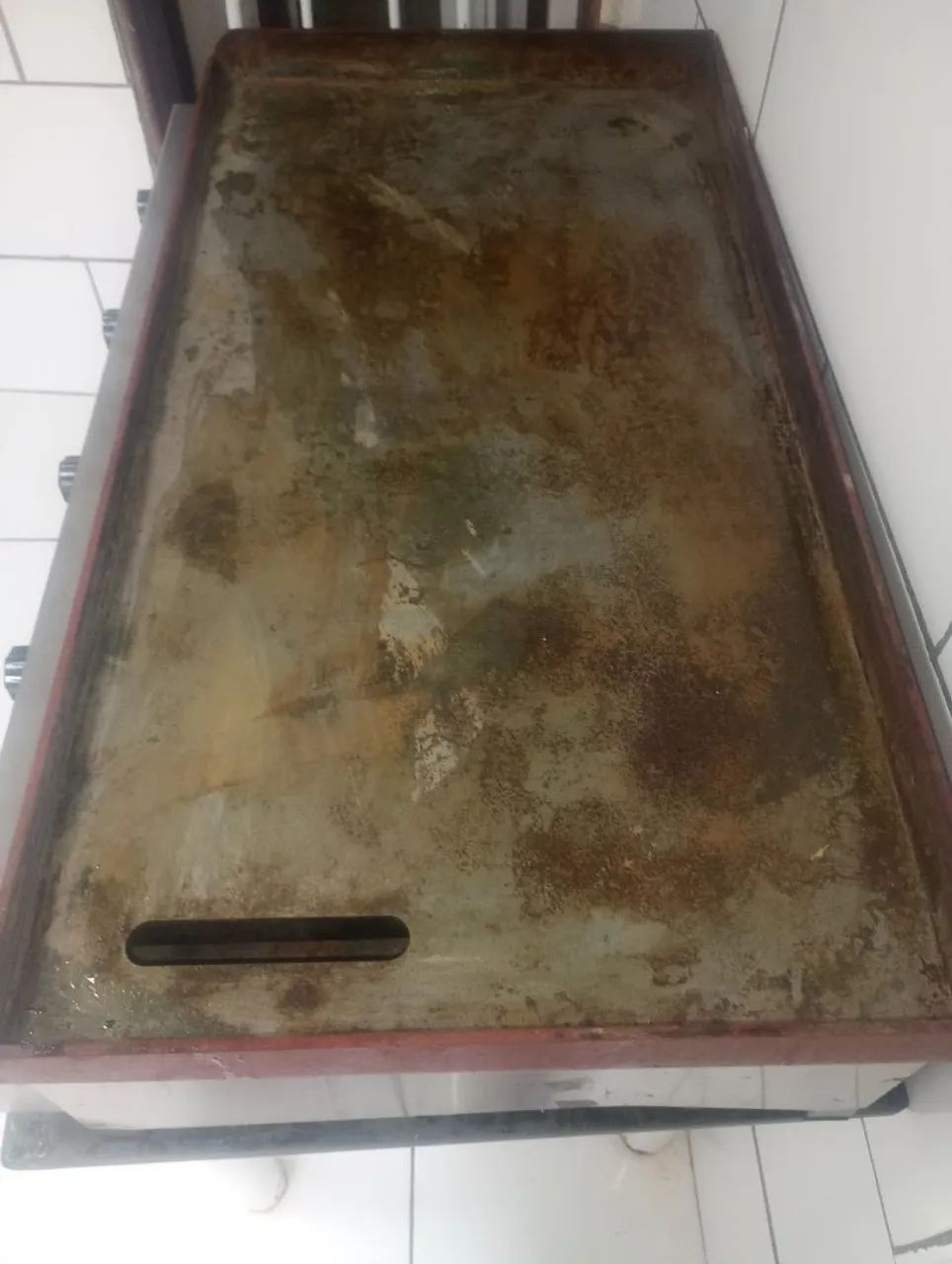 Chapa de lanchonete edanca 1m novíssima - Foto 3