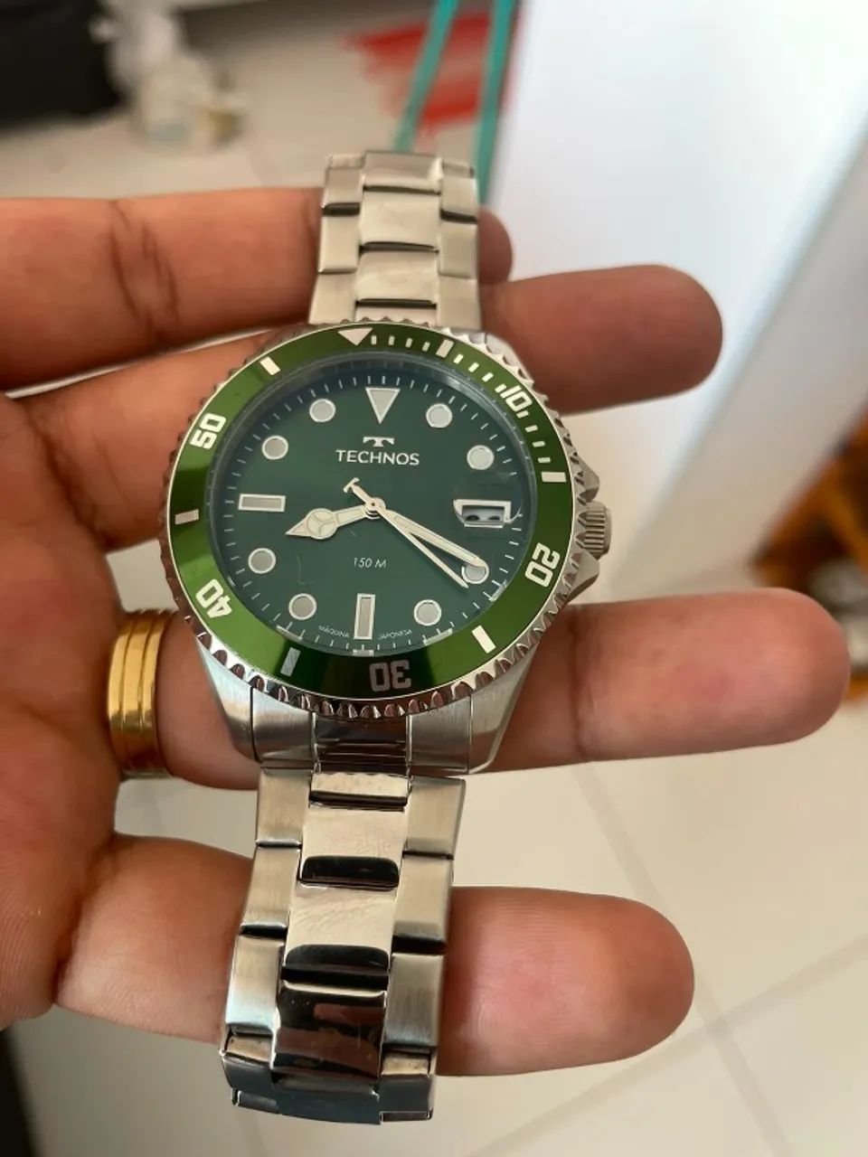 Relógio Technos Masculino Acqua Verde 2415dy/1v - Foto 3
