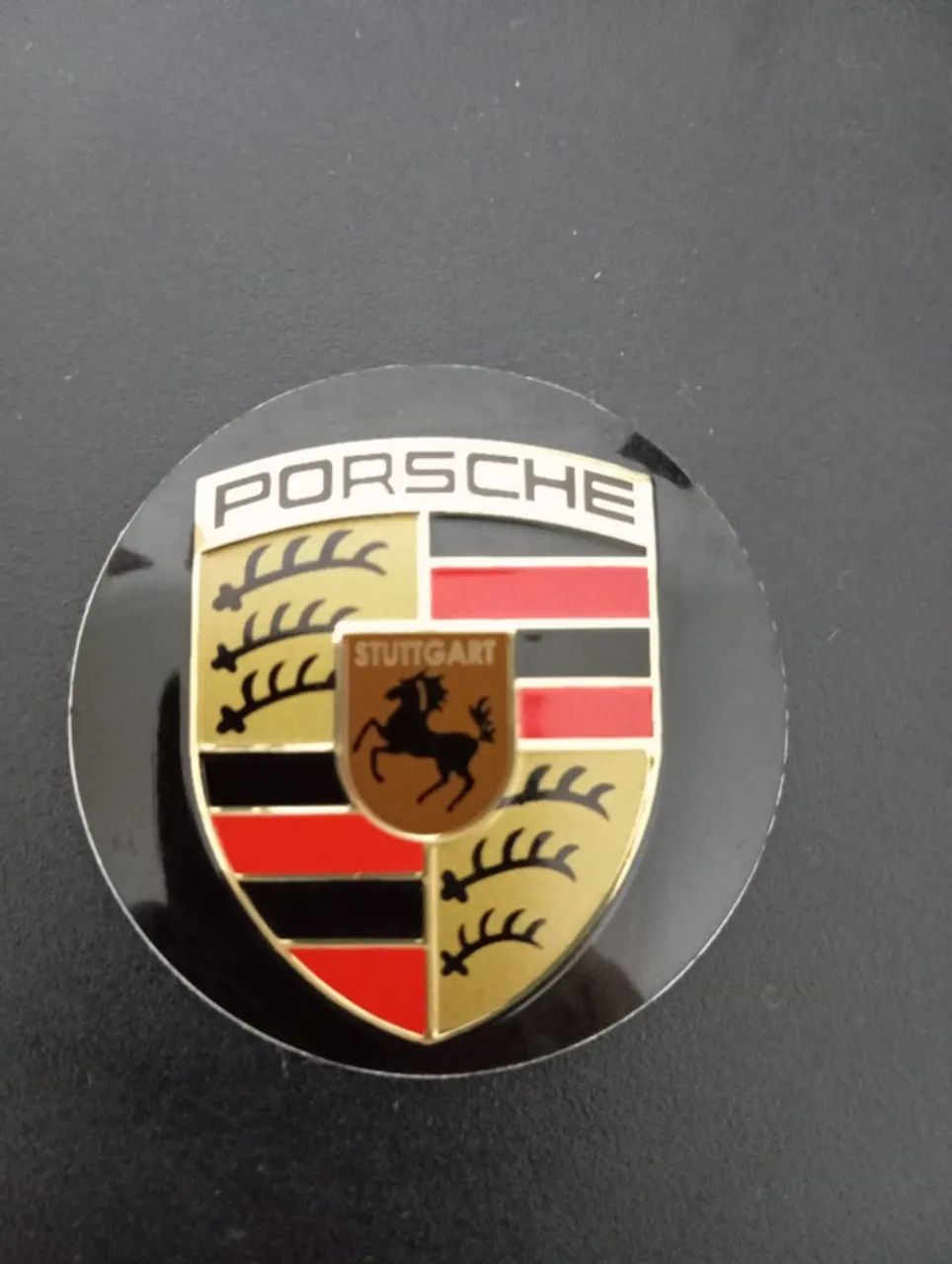 Emblema Porsche Adesivo 5cm - Novo