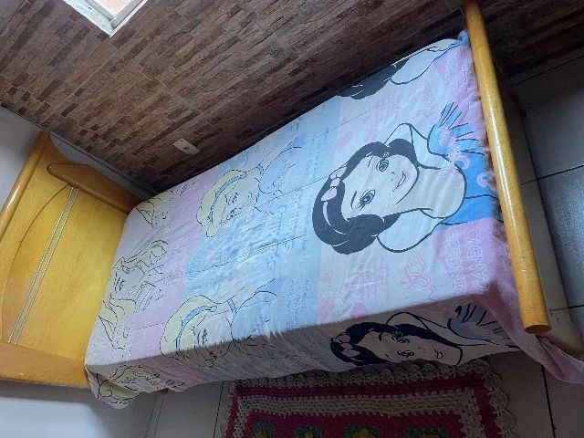 Cama solteiro de madeira  - Foto 5