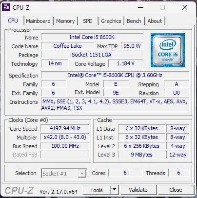 Processador Intel i5 8600K 8ª Geração LGA 1151 - Foto 5
