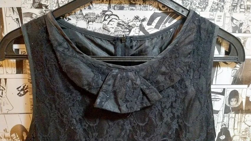 Vestido Preto com Renda e Forro - Elegante e Versátil - Foto 2