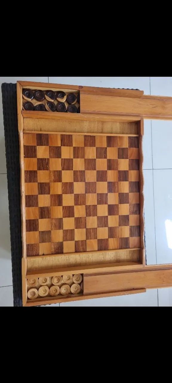 Tabuleiro de Damas (artesanal)