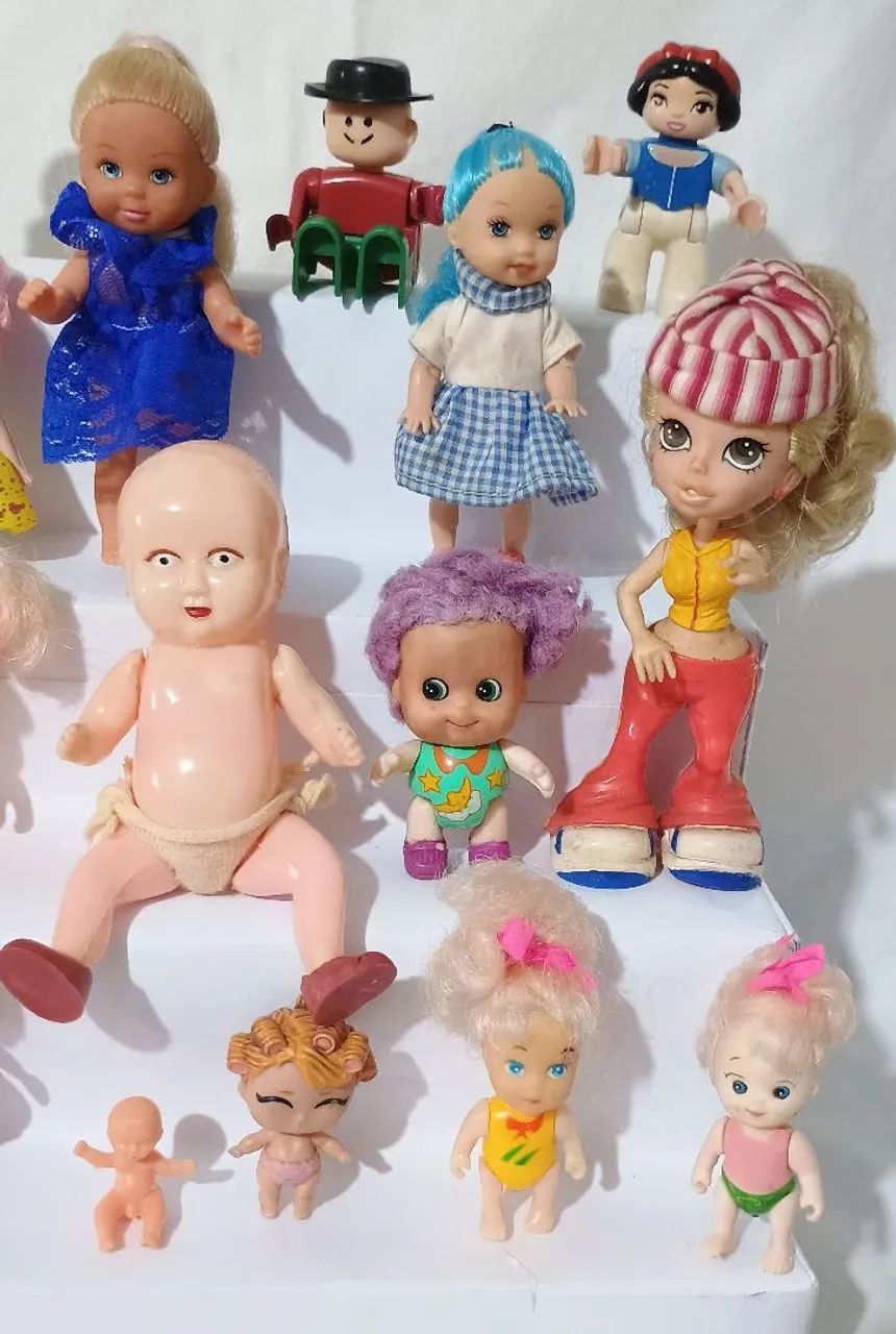 Lote de mini bonecas antigas  - Foto 4