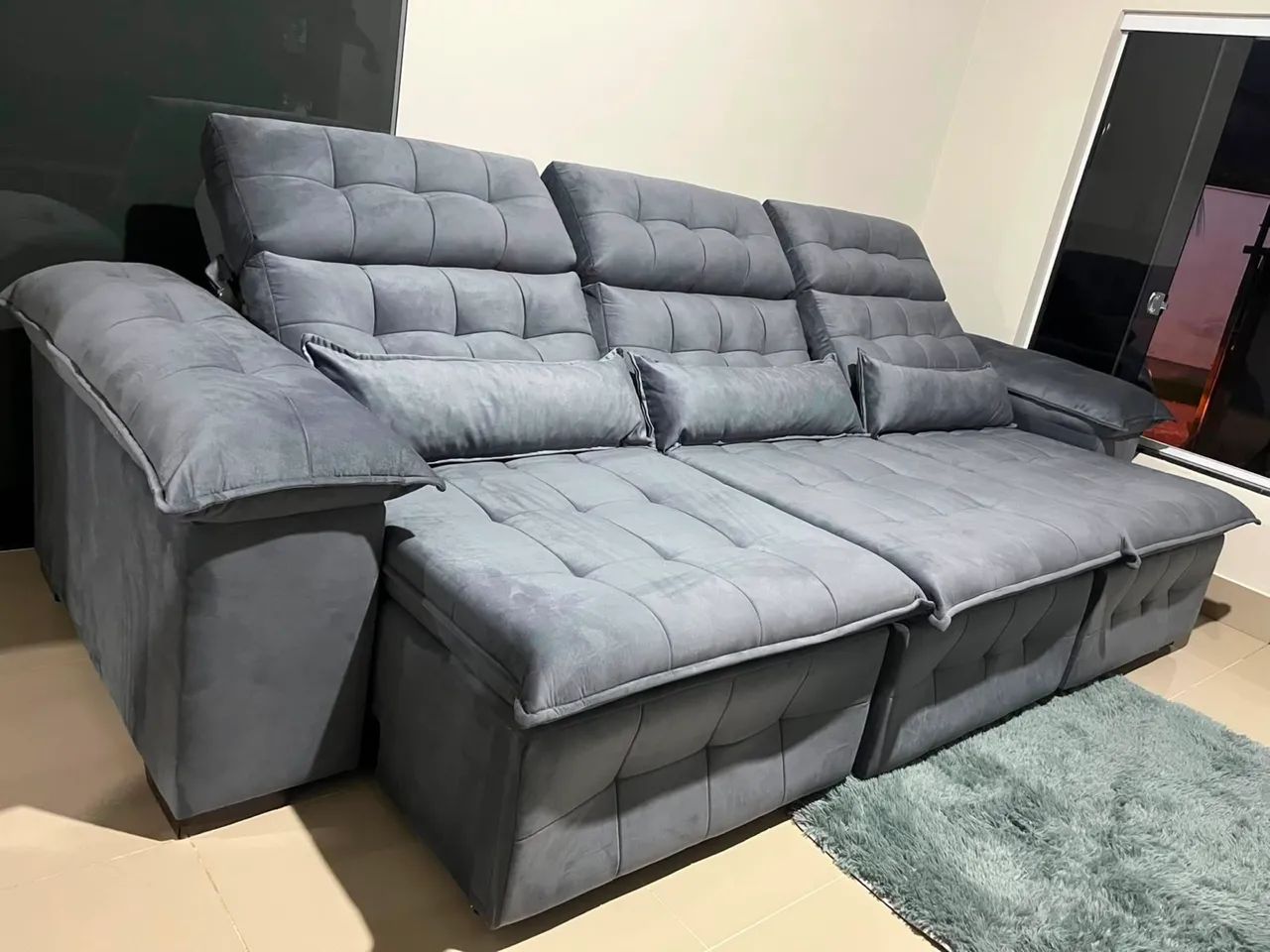 Oferta! Sofá Retrátil Reclinável  - Foto 2