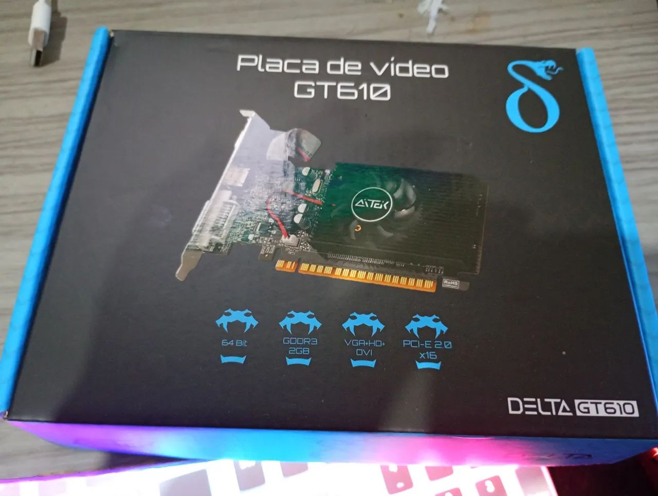 Placa de vídeo gt610 2G