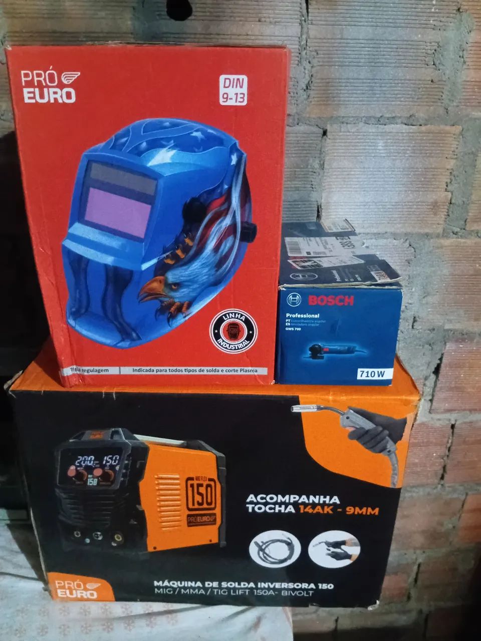 Vendo equipamentos de solda semi novos 
