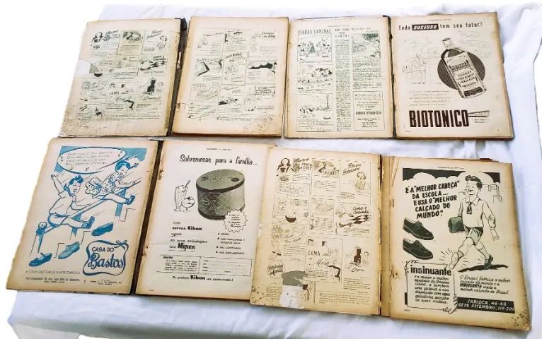 Raro! almanaques o tico-tico 1952 1953 1954 1957 originais - Foto 5