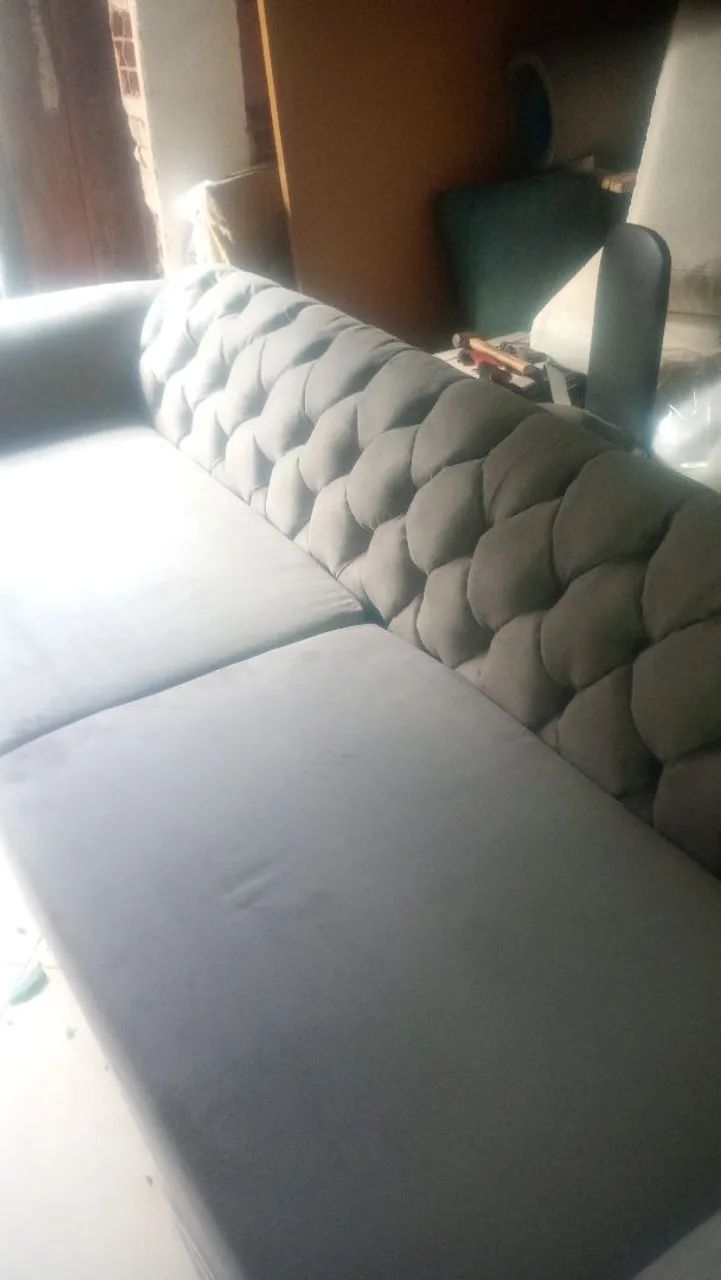 Sofa novo capitoné - Foto 4