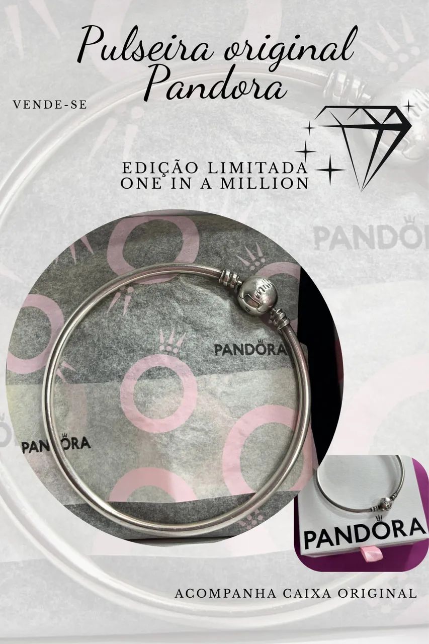 Pulseira Pandora One In a Million original edição limitada - Foto 3