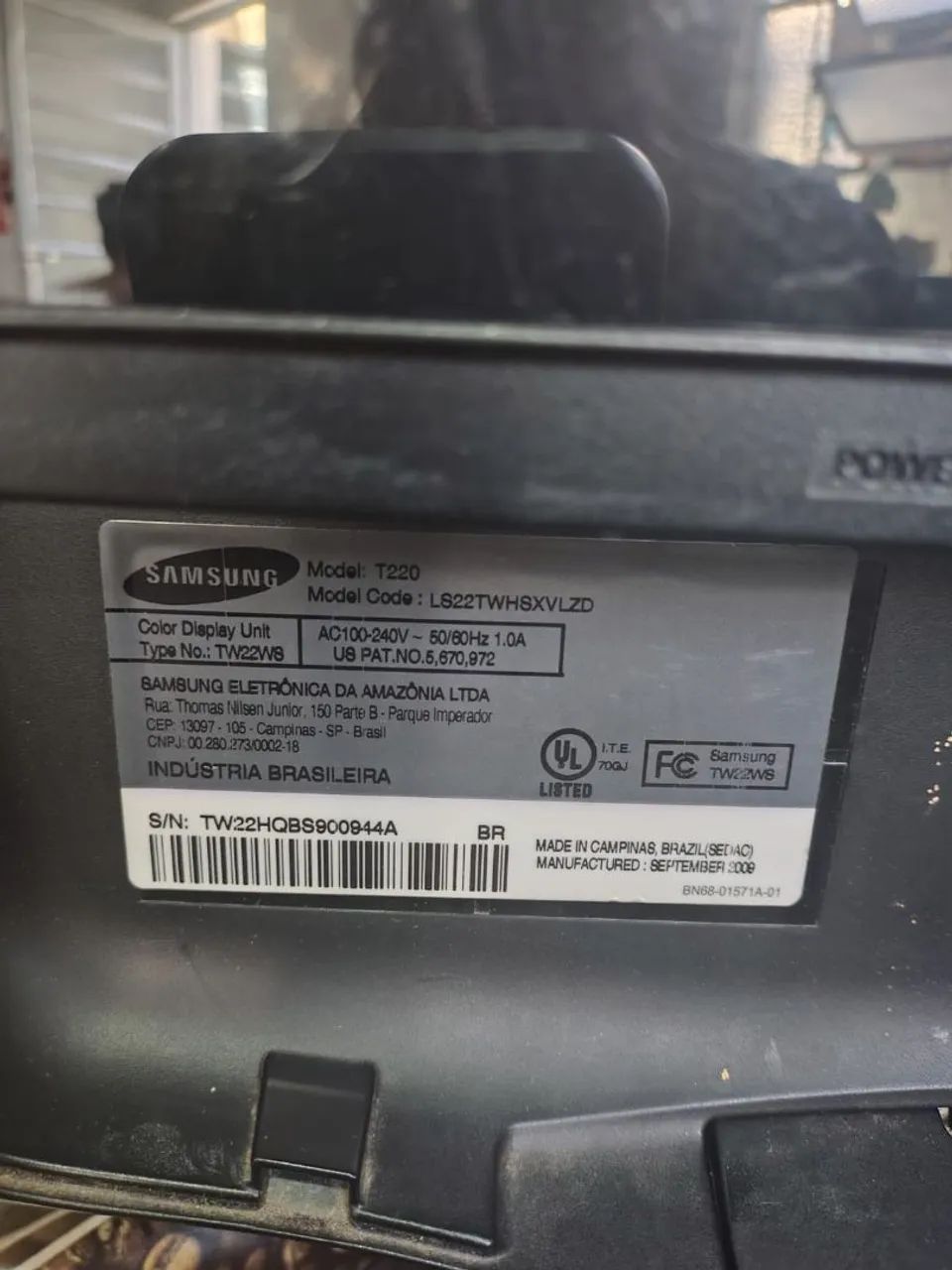 Monitor Samsung com defeito, não liga - Foto 4