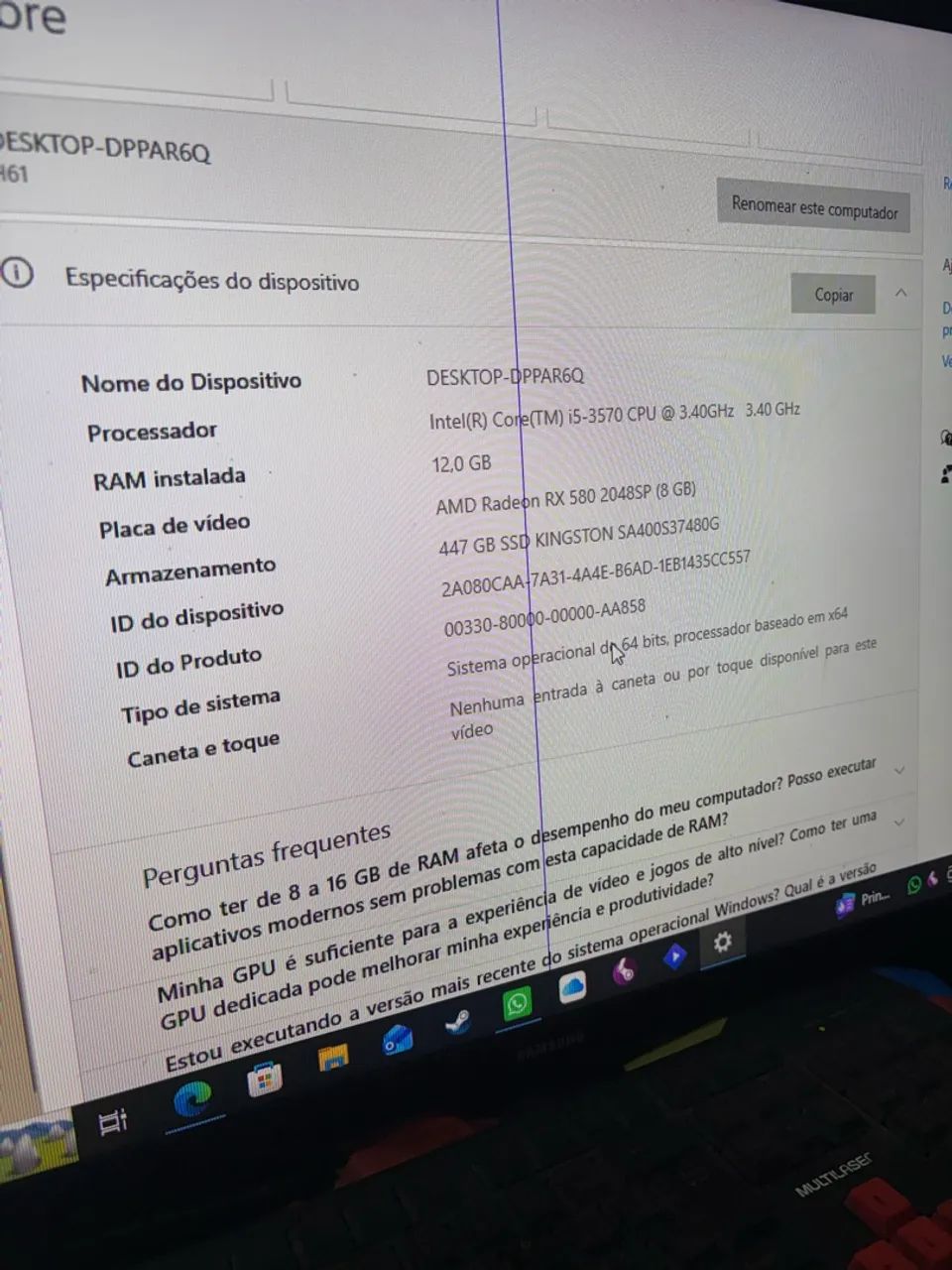 Computador com placa de vídeo  - Foto 3