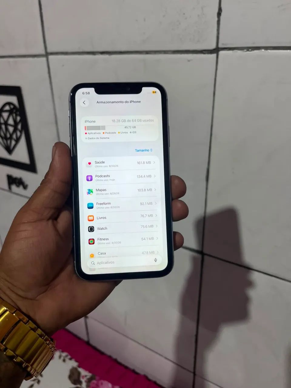 iPhone 11/ 64 gigas 900 reais  - Foto 4