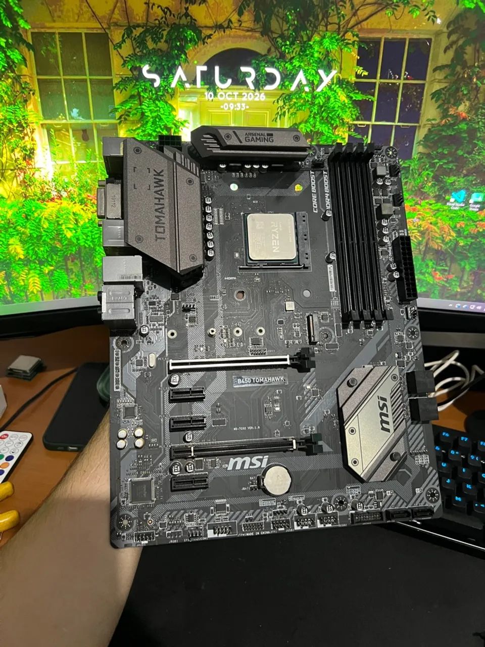 PLACA MÃE B450 MSI TOMAHAWK