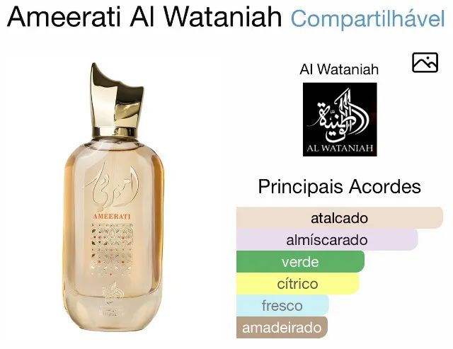 Perfume árabe Ameerati Al Wataniah 100ml - Foto 4