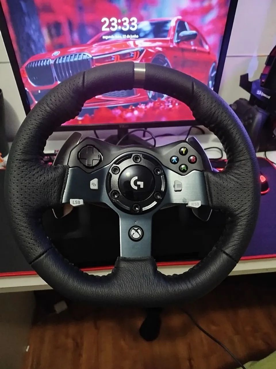 Kit volante e pedal Logitech G920 - Foto 4