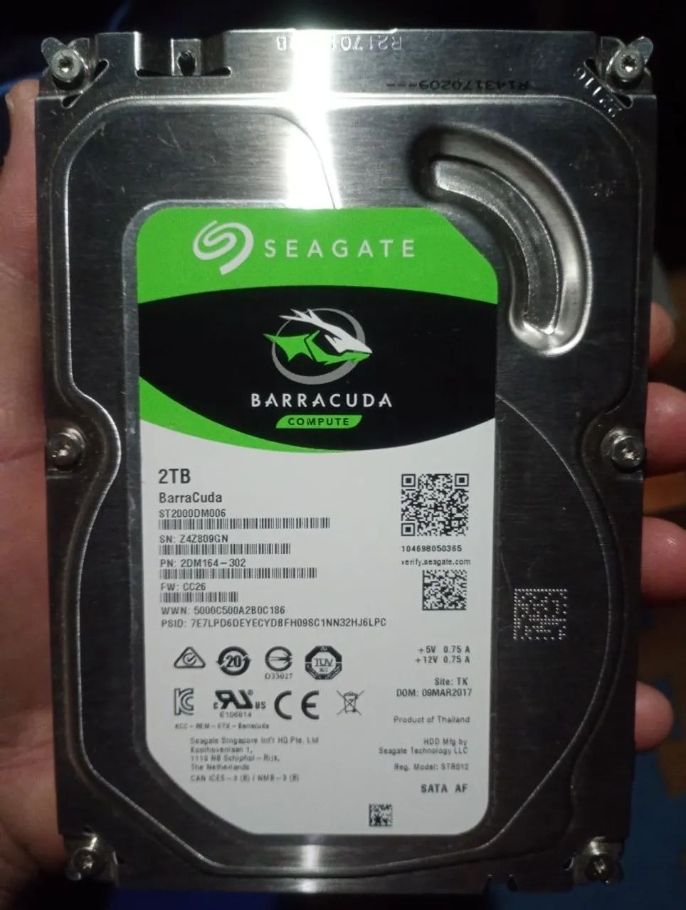 Hd Seagate Barracuda 2tb