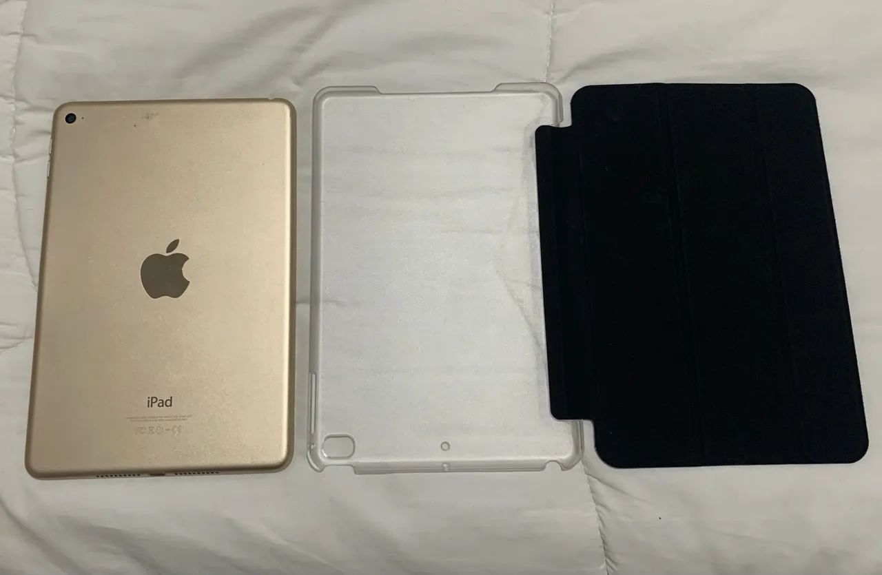 iPad Mini 4 Dourado 16GB - Conservado + Capas de Brinde! - Foto 3