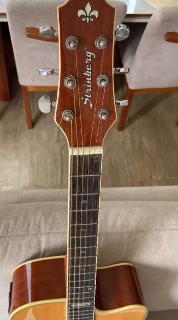 Violão Strinberg Sd20c Elétrico Com Afinador + Capa acochoada - Foto 3