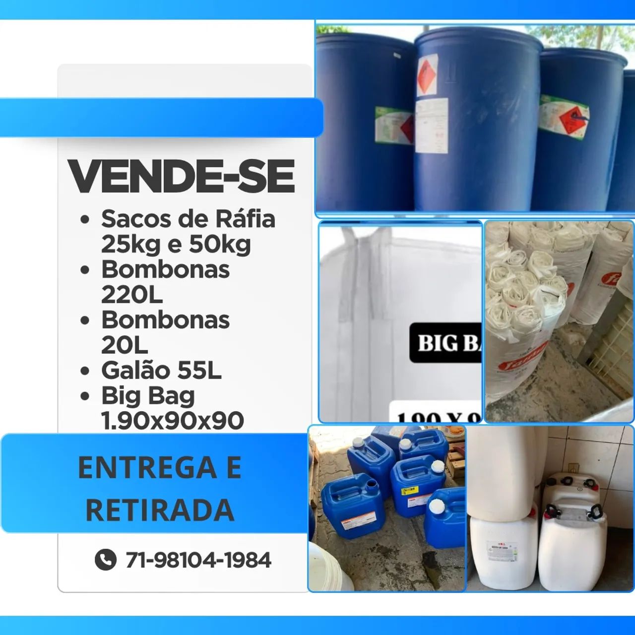 Sacos de entulhos 