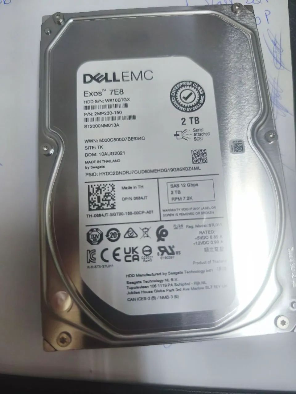 HD dell 2 Tb