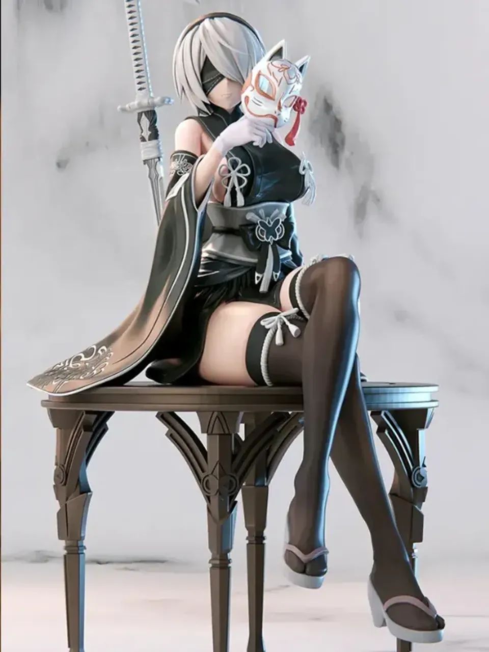 Nier Automata - 2B - Nikke Collab - Dragon Stone Studio
