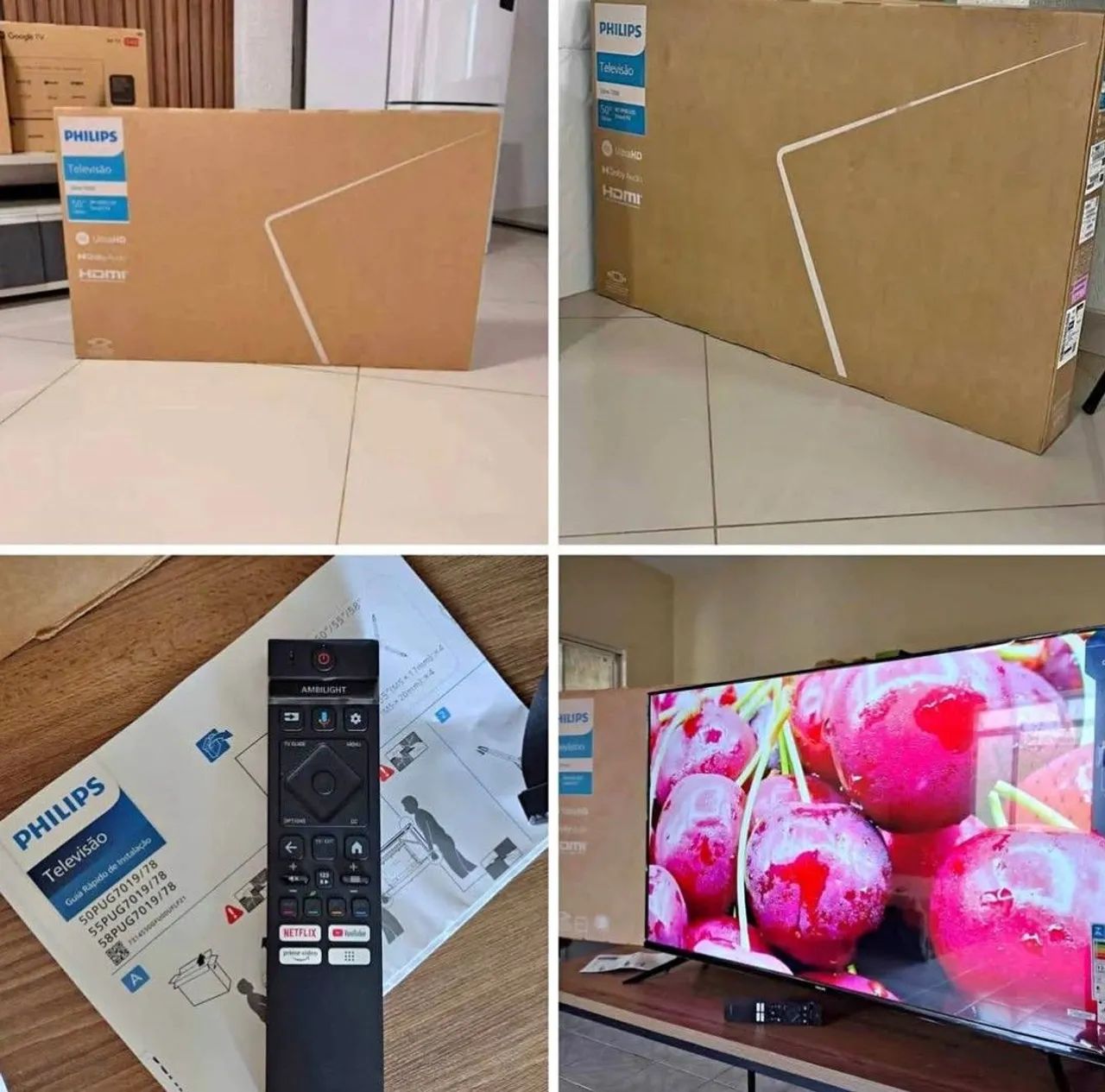 Smart Tv Philips 50 polegadas semi-nova com garantia de 5 meses  - Foto 2