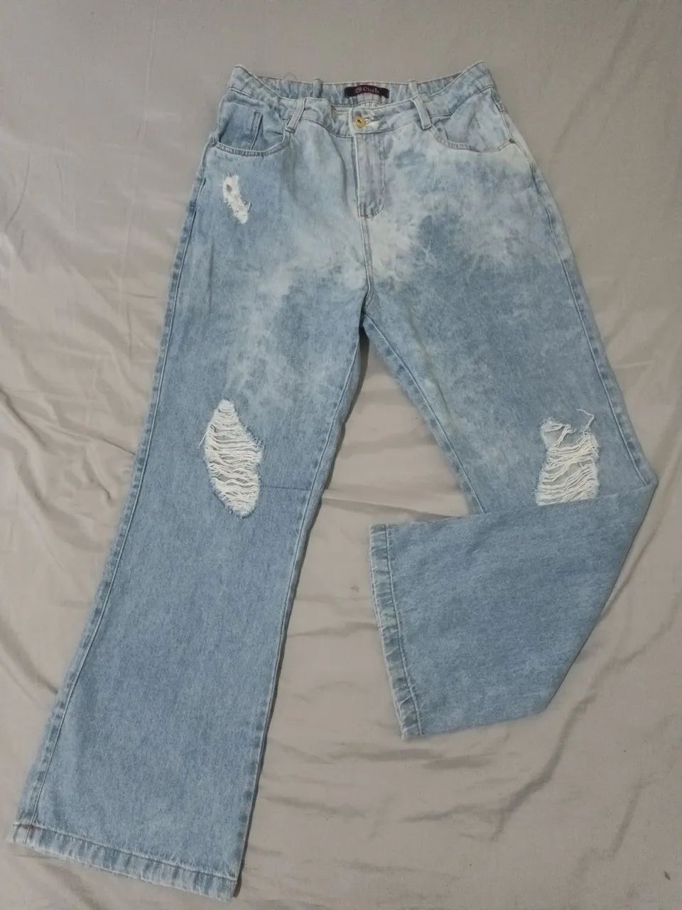 Calça jeans feminina tam 42 - Foto 2