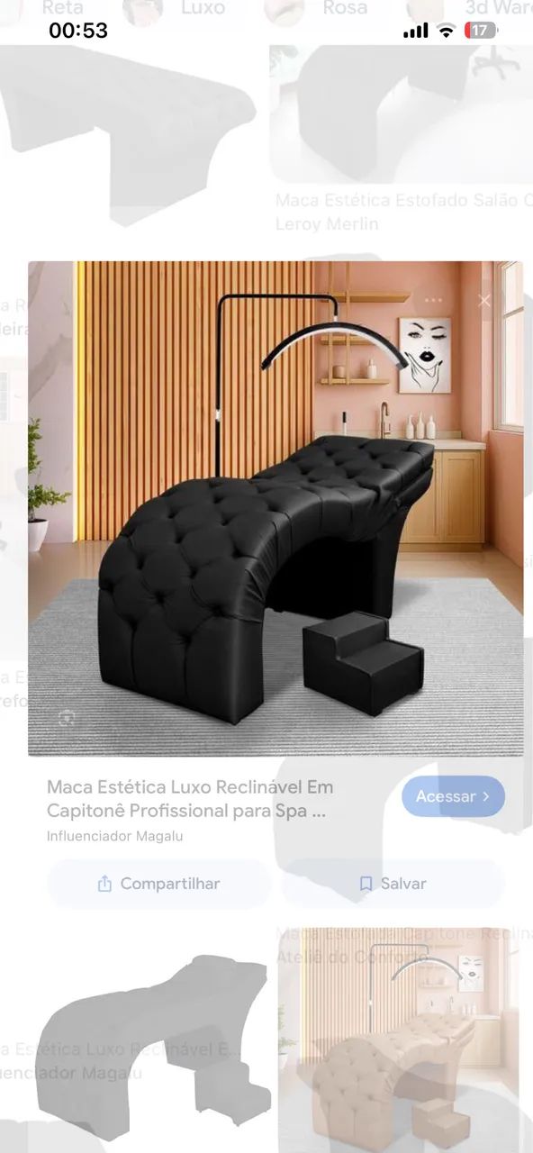 Maca Capitonê Prega 