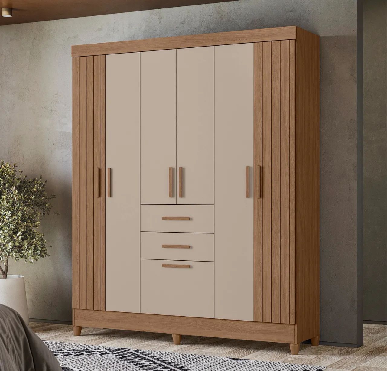 Guarda Roupa malta com desiner atemporal em mega Oferta ! - Foto 4