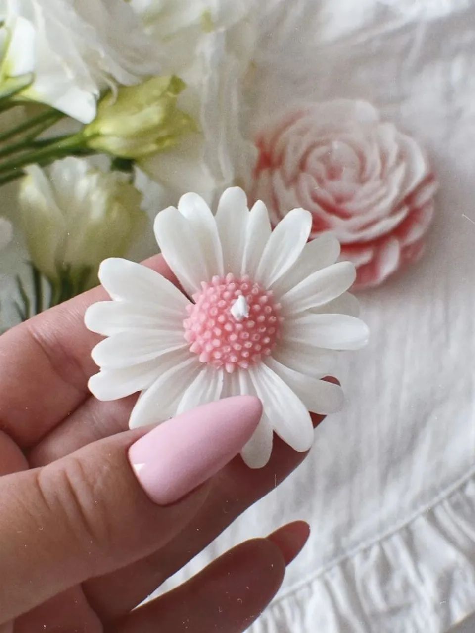 Lembrancinhas de velas margaridas flutuantes  - Foto 3